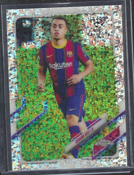 SERGINO DEST 2020-21 TOPPS CHROME MINI DIAMOND SPECKLE REFRACTOR RC #8