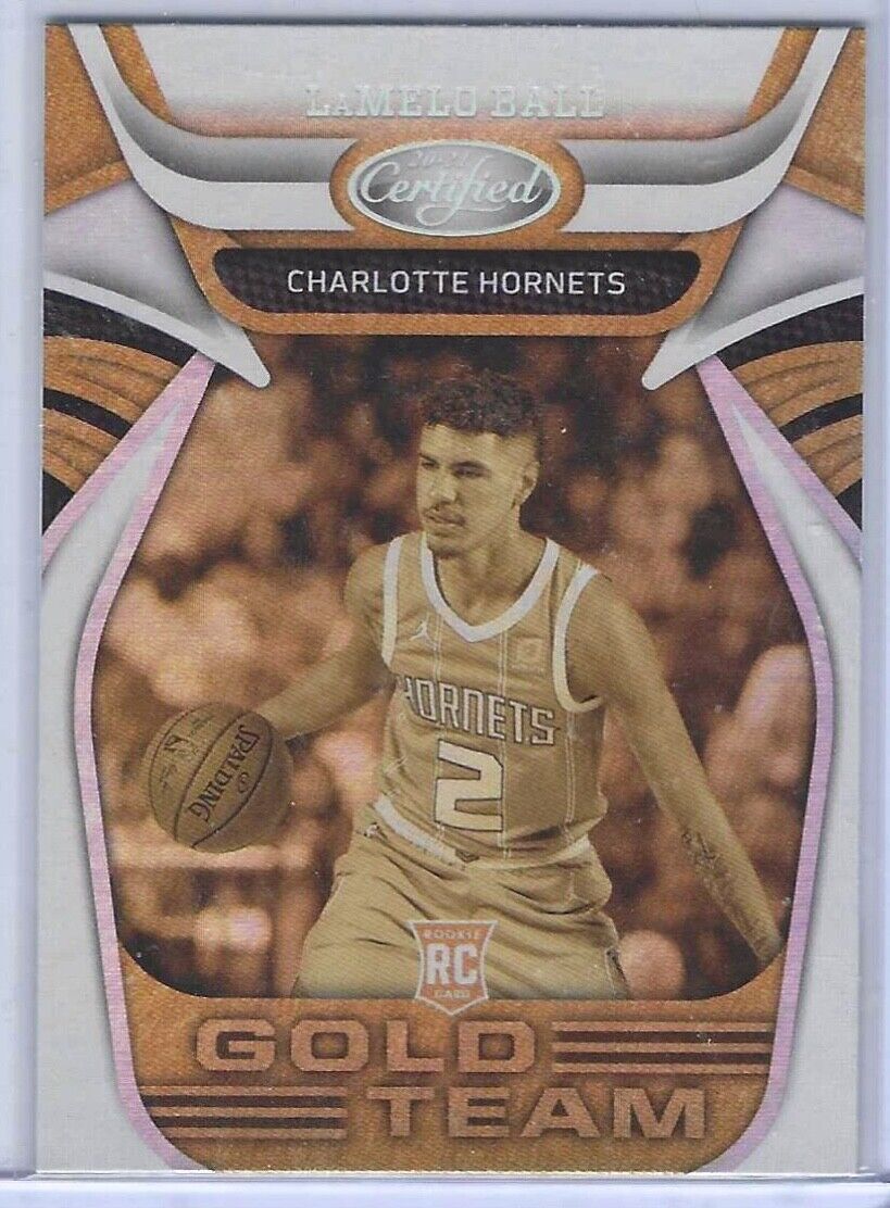 LAMELO BALL 2020-21 CERTIFIED SILVER FOIL GOLD TEAM ROOKIE RC #3