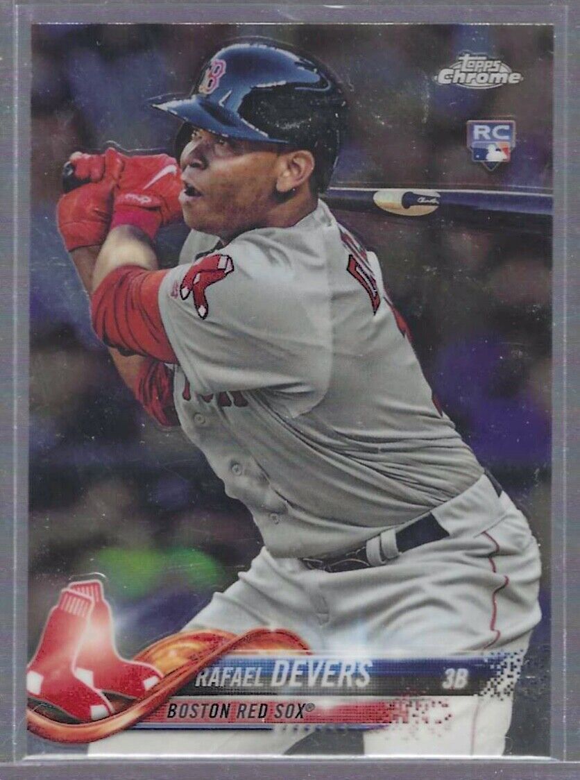 RAFAEL DEVERS 2018 TOPPS CHROME BASE ROOKIE RC #25