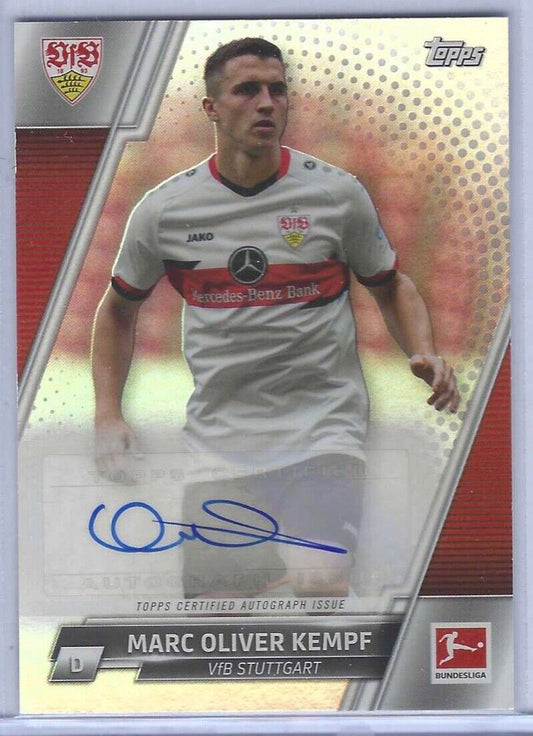 MARC OLIVER KEMPF 2021-22 TOPPS BUNDESLIGA SILVER FOIL AUTO #BCA-MK