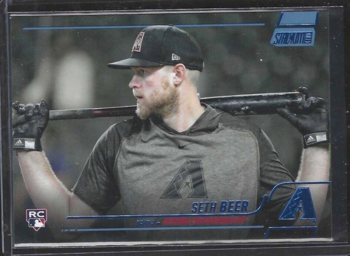 SETH BEER 2022 TOPPS STADIUM CLUB BLUE FOIL ROOKIE RC #D 11/50