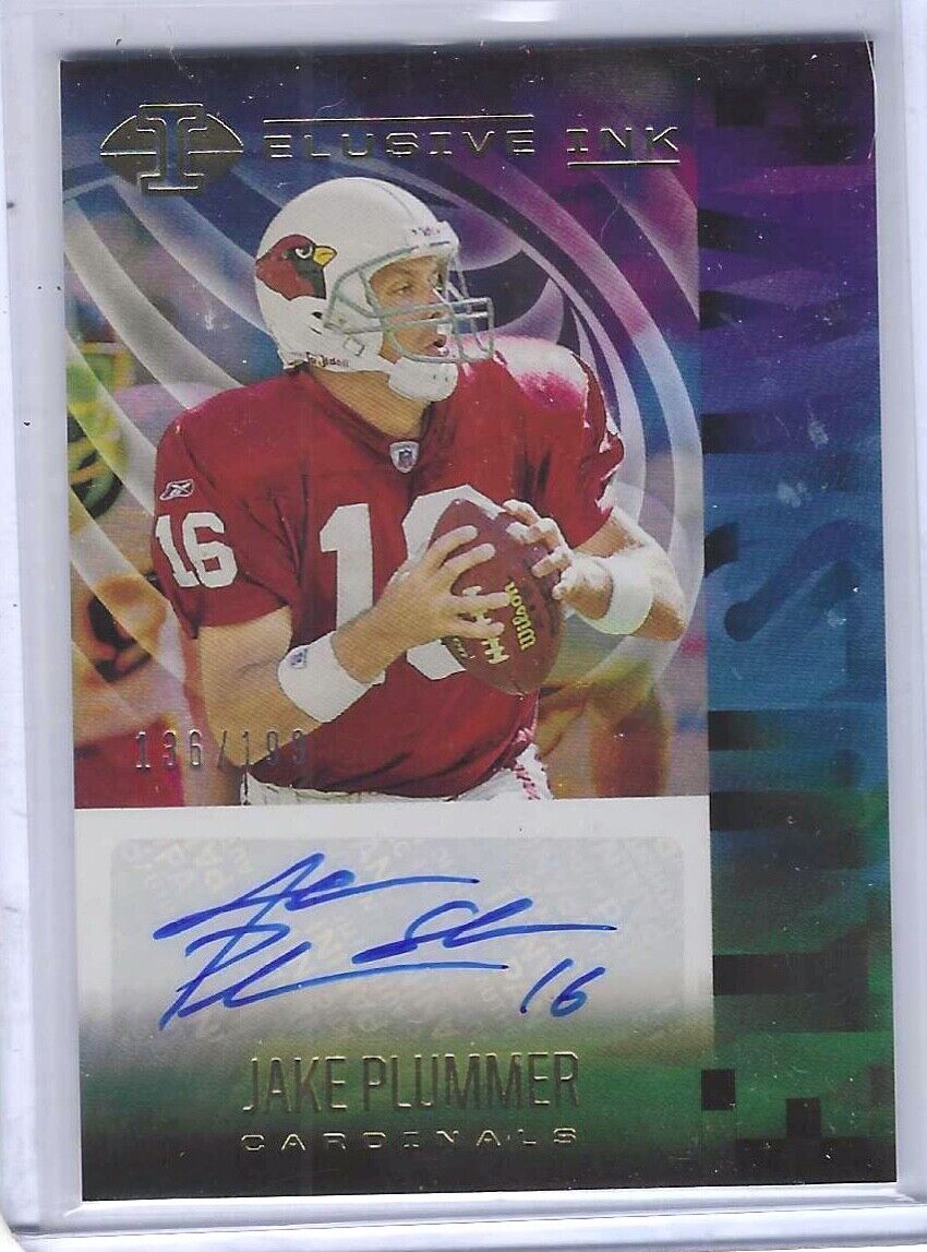 JAKE PLUMMER 2021 PANINI ILLUSIONS ELUSIVE INK AUTO #D 136/199