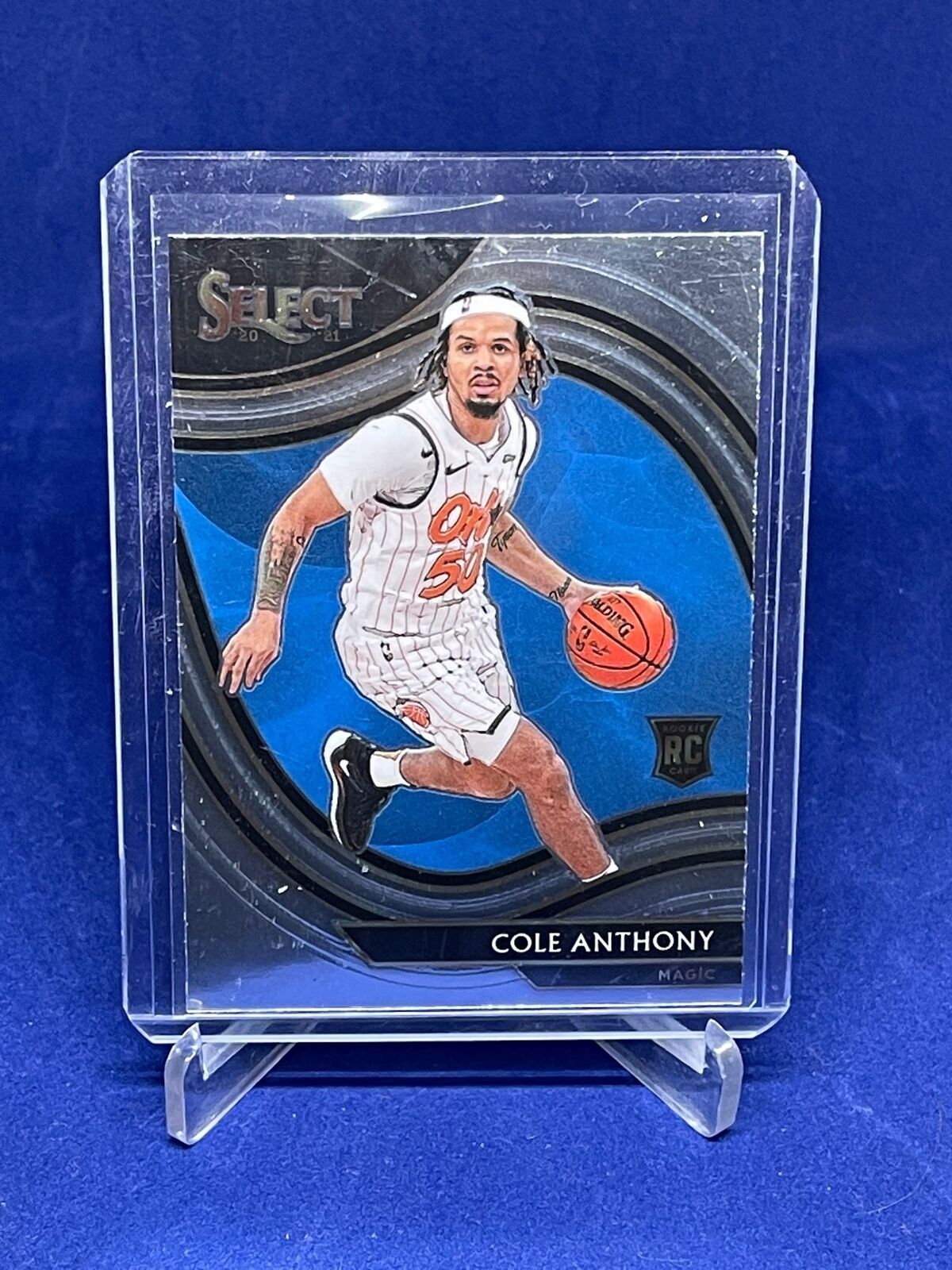COLE ANTHONY 2020-21 PANINI SELECT COURTSIDE SP ROOKIE RC #286
