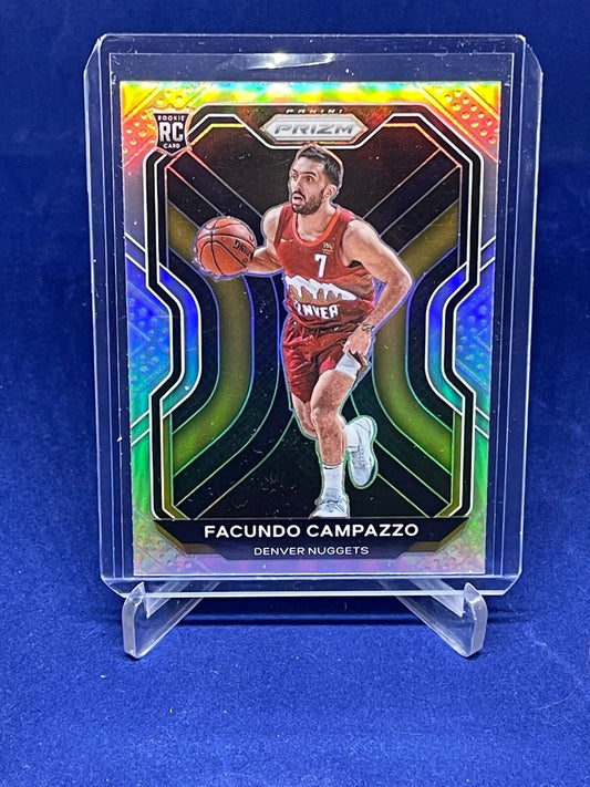 FACUNDO CAMPAZZO 2020-21 PANINI CHRONICLES PRIZM UPDATE SILVER PRIZMS RC #505