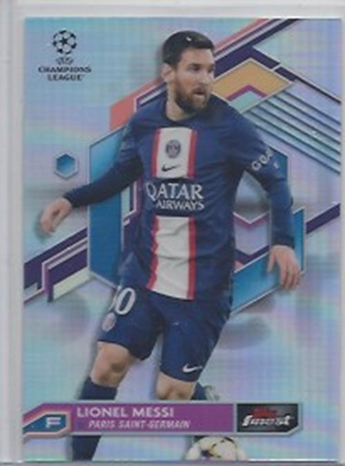 2022-23 TOPPS FINEST UCL CHAMPIONS LEAGUE REFRACTORS MESSI HAALAND PICK CHOOSE