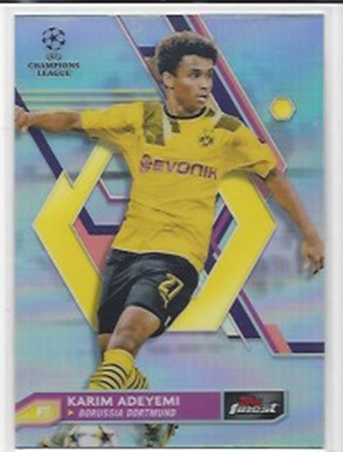 2022-23 TOPPS FINEST UCL CHAMPIONS LEAGUE REFRACTORS MESSI HAALAND PICK CHOOSE