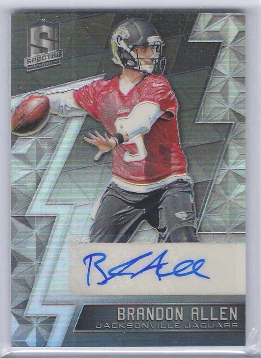 BRANDON ALLEN 2016 PANINI SPECTRA SILVER PRIZM ROOKIE AUTO RC #D /199