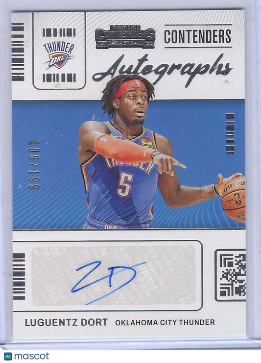 LUGUENTZ DORT 2021-22 PANINI CONTENDERS CONTENDERS AUTO #D /199