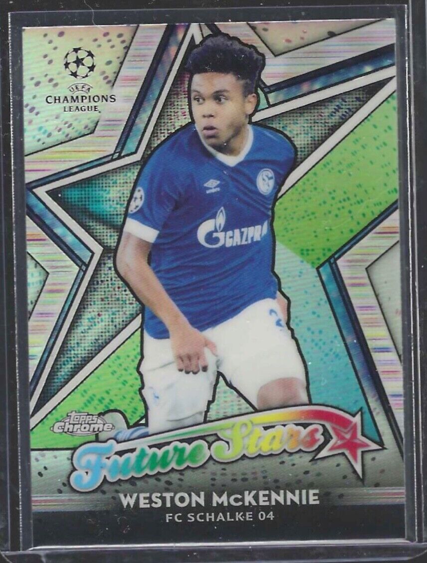 WESTON MCKENNIE 2018-19 TOPPS CHROME SILVER REFRACTOR FUTURE STARS RC #FS-WM