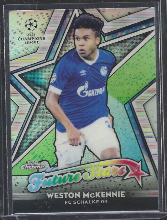 WESTON MCKENNIE 2018-19 TOPPS CHROME SILVER REFRACTOR FUTURE STARS RC #FS-WM