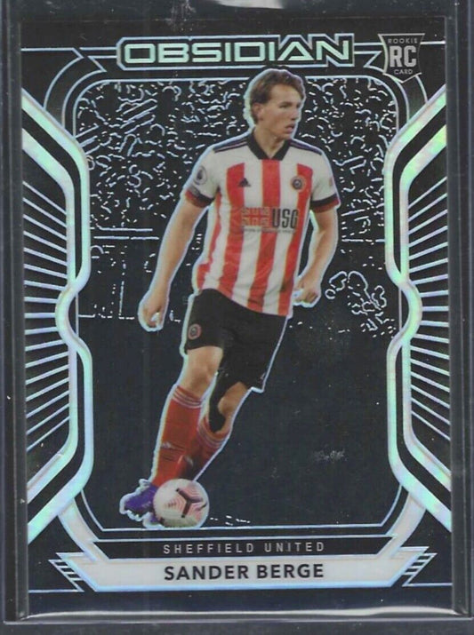 SANDER BERGE 2020-21 PANINI OBSIDIAN TRUE ROOKIE RC #D 098/195