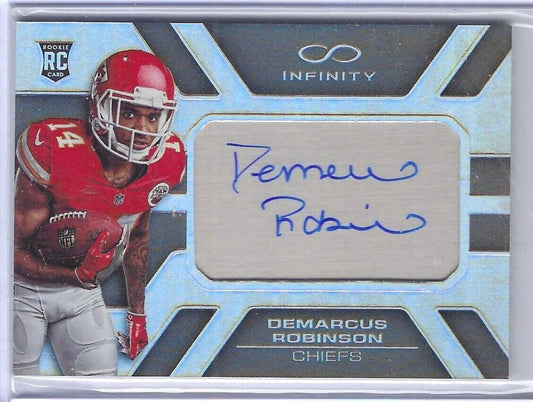 DEMARCUS ROBINSON 2016 PANINI INFINITY ROOKIE ON CARD AUTO RC #D 045/288