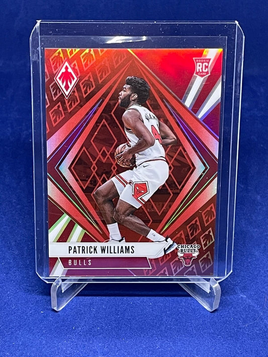 PATRICK WILLIAMS 2020-21 PANINI CHRONICLES PHOENIX RED PRIZM ROOKIE RC #D 42/149