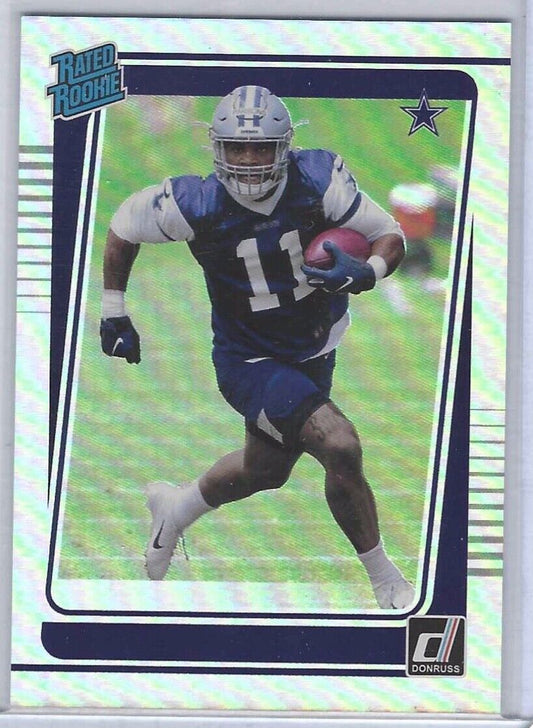 MICAH PARSONS 2021 PANINI DONRUSS SILVER NO NAME RATED ROOKIE RC SSP #331