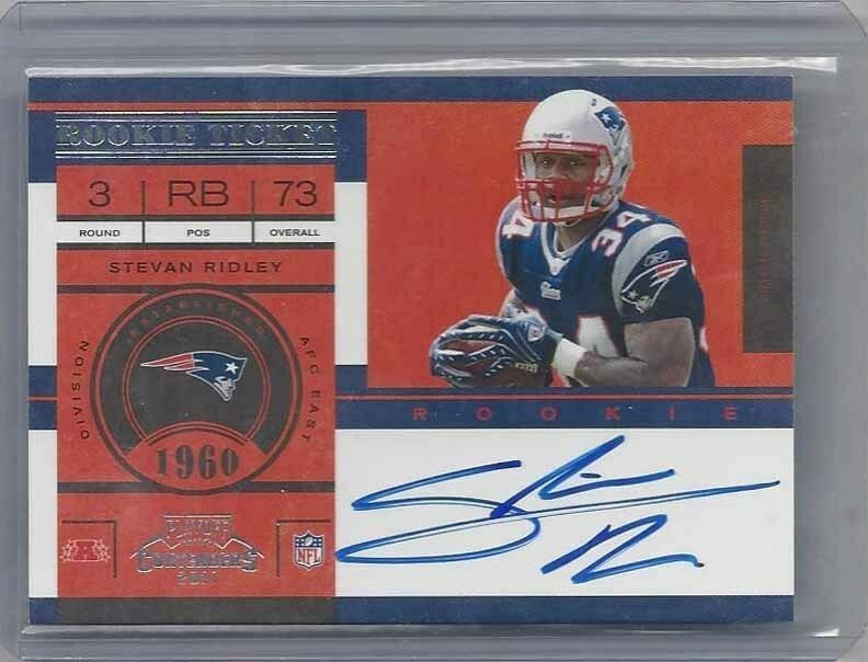 STEVAN RIDLEY 2011 PLAYOFF CONTENDERS ROOKIE TICKET ON CARD TRUE RC AUTO #214