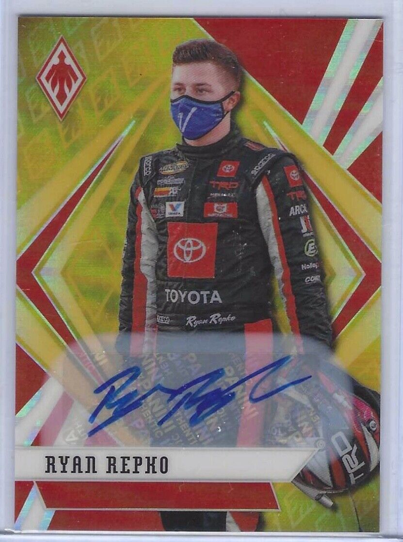 RYAN REPKO 2021 PANINI CHRONICLES PHOENIX GOLD PRIZM AUTO #D 03/10