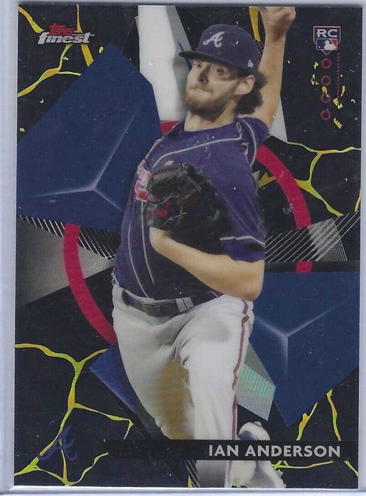 IAN ANDERSON 2021 TOPPS FINEST BLACK KINTSUKUROI SSP REFRACTOR RC #FRD-IA