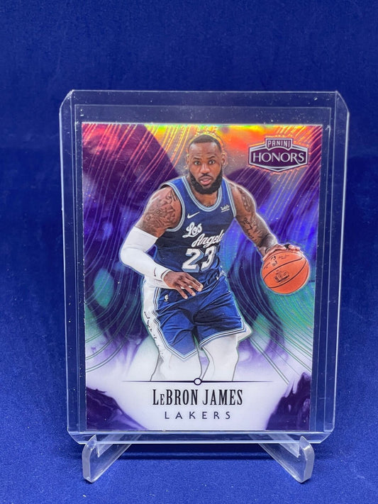 LEBRON JAMES 2020-21 PANINI CHRONICLES HONORS SILVER PRIZM #590