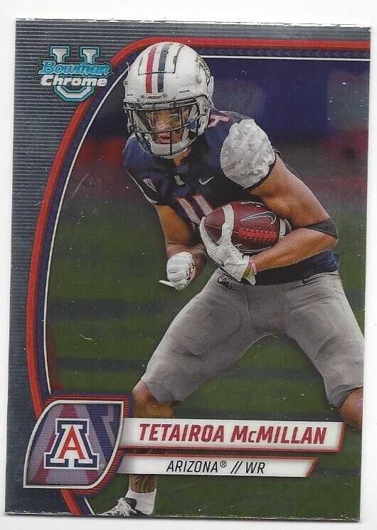 2024 BOWMAN CHROME UNIVERSITY FOOTBALL BASE 1ST SAVE QUANTITY !