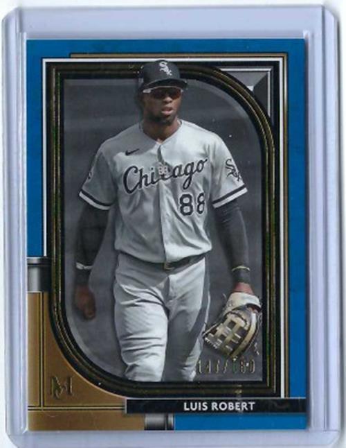 LUIS ROBERT 2021 TOPPS MUSUEM COLLECTION BLUE #D 147/150