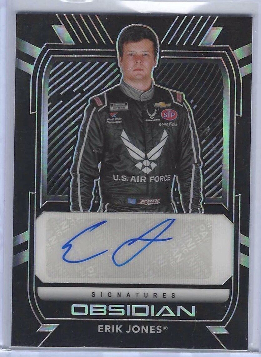 ERIK JONES 2021 PANINI CHRONICLES OBSIDIAN AUTO #OS-EJ