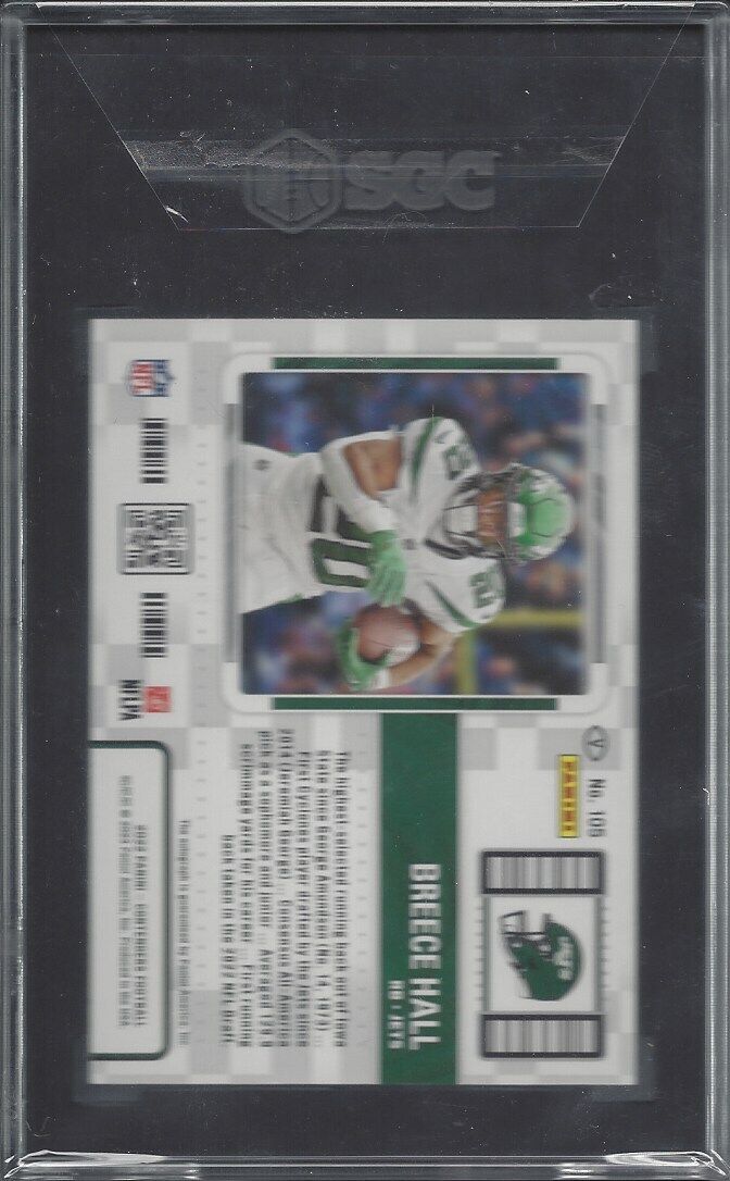 BREECE HALL 2022 PANINI CONTENDERS ROOKIE TICKET VARIATION AUTO RC SGC 9.5 10 AU