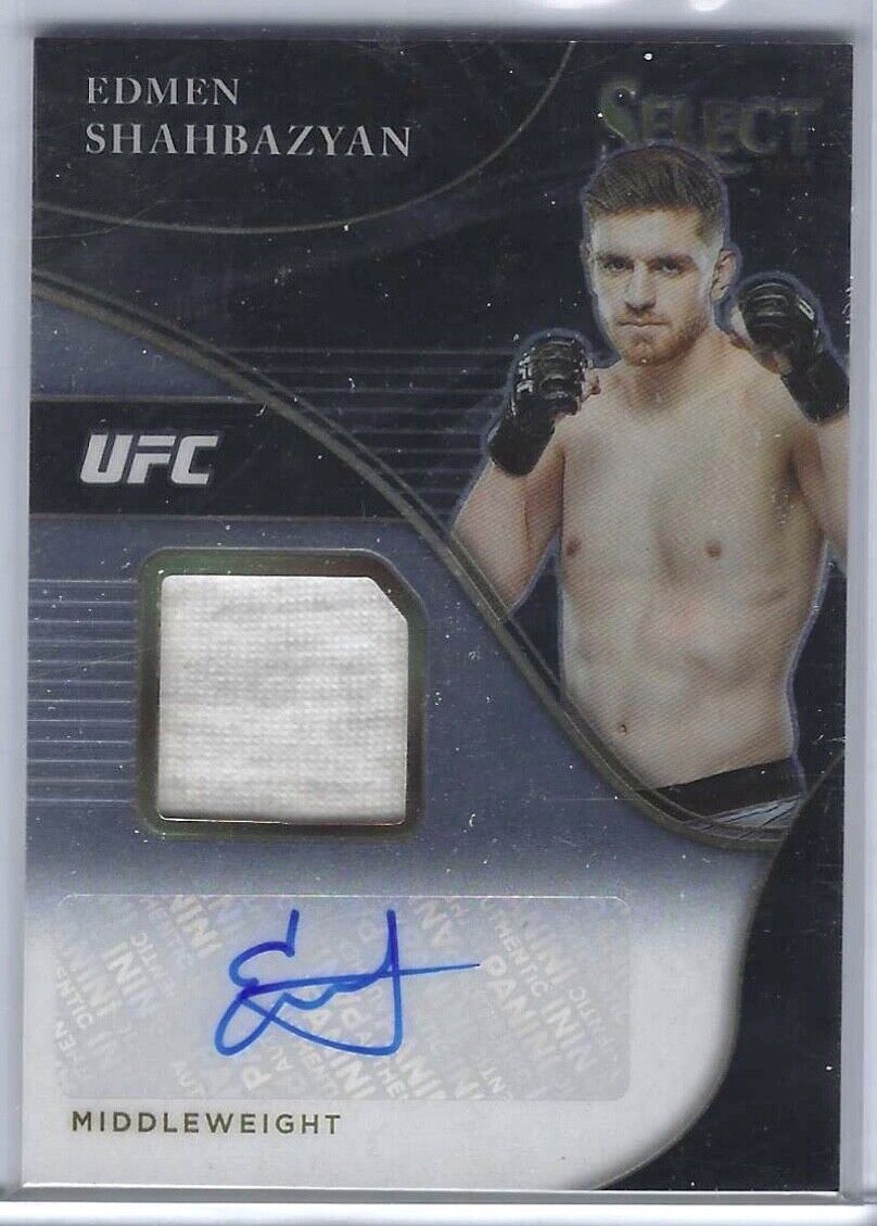 EDMEN SHAHBAZYAN 2021 PANINI SELECT UFC MIDDLEWEIGHT PATCH AUTO #D /149