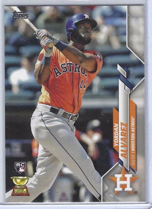 YORDAN ALVAREZ 2020 TOPPS SERIES ONE BASE ROOKIE RC #276