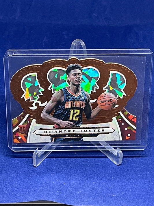 DE'ANDRE HUNTER 2019-20 PANINI CROWN ROYALE COPPER ICE ROOKIE DIE CUT RC #49