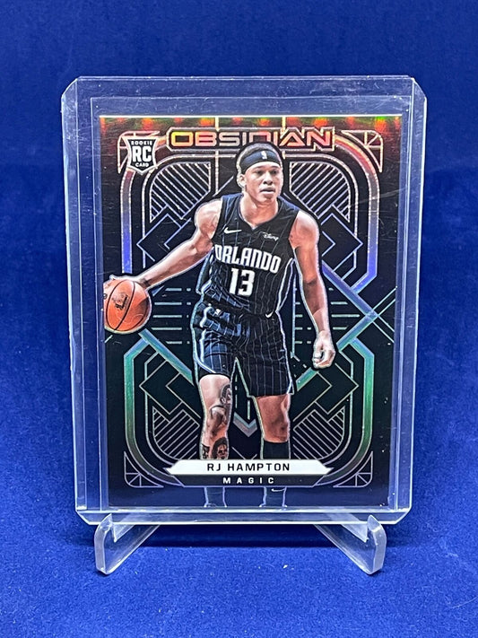 RJ HAMPTON 2020-21 PANINI OBSIDIAN ROOKIE RC #189