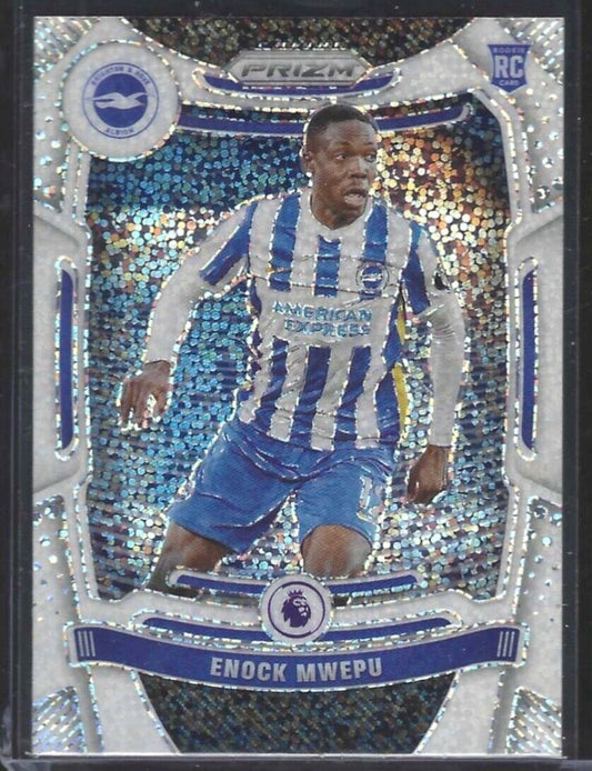 ENOCK MWEPU 2021-22 PANINI PRIZM EPL WHITE SPARKLE PRIZM RC #182
