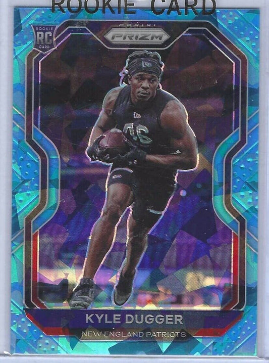 KYLE DUGGER 2020 PANINI PRIZM BLUE CRACKED ICE PRIZM RC #D 07/99