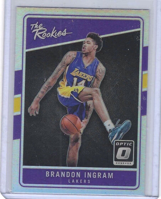 BRANDON INGRAM 2016-17 PANINI DONRUSS OPTIC THE ROOKIES SILVER HOLO PRIZM RC #1