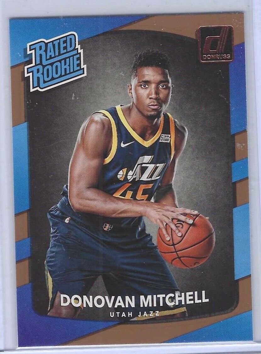 DONOVAN MITCHELL 202017-1817 PANINI DONRUSS TRUE RATED ROOKIE RC #188