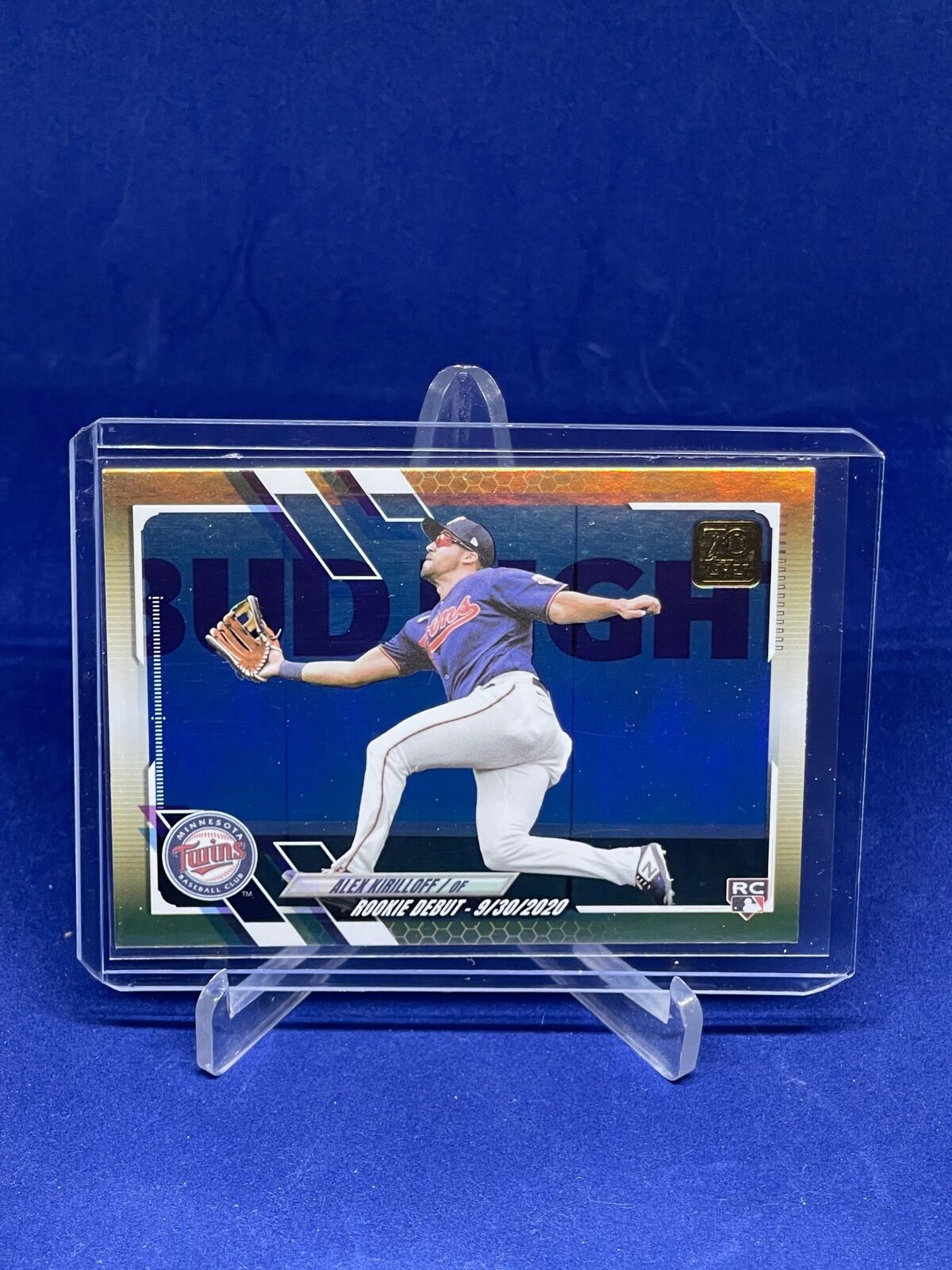 ALEX KIRILLOFF 2021 TOPPS UPDATE SERIES GOLD FOIL ROOKIE RC
