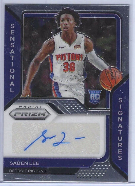 SABEN LEE 2020-21 PANINI PRIZM SENSATIONAL SIGNATURES ROOKIE AUTO RC #SS-SLE
