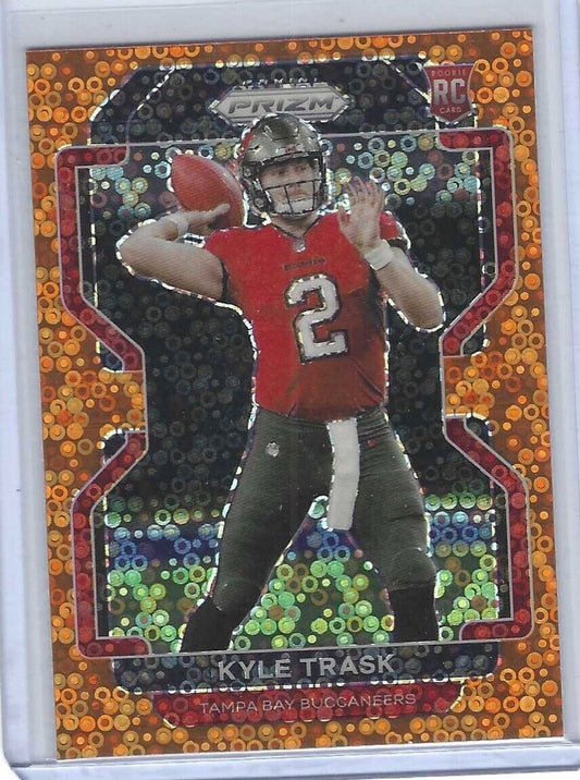 KYLE TRASK 2021 PANINI PRIZM ORANGE DISCO PRIZM ROOKIE RC #339