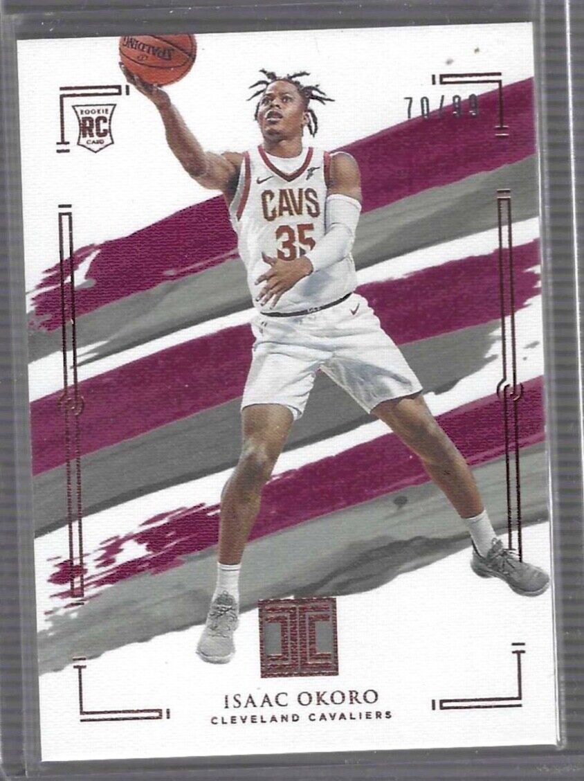 ISAAC OKORO 2020-21 PANINI IMPECCABLE TRUE ROOKIE RC #D 70/99