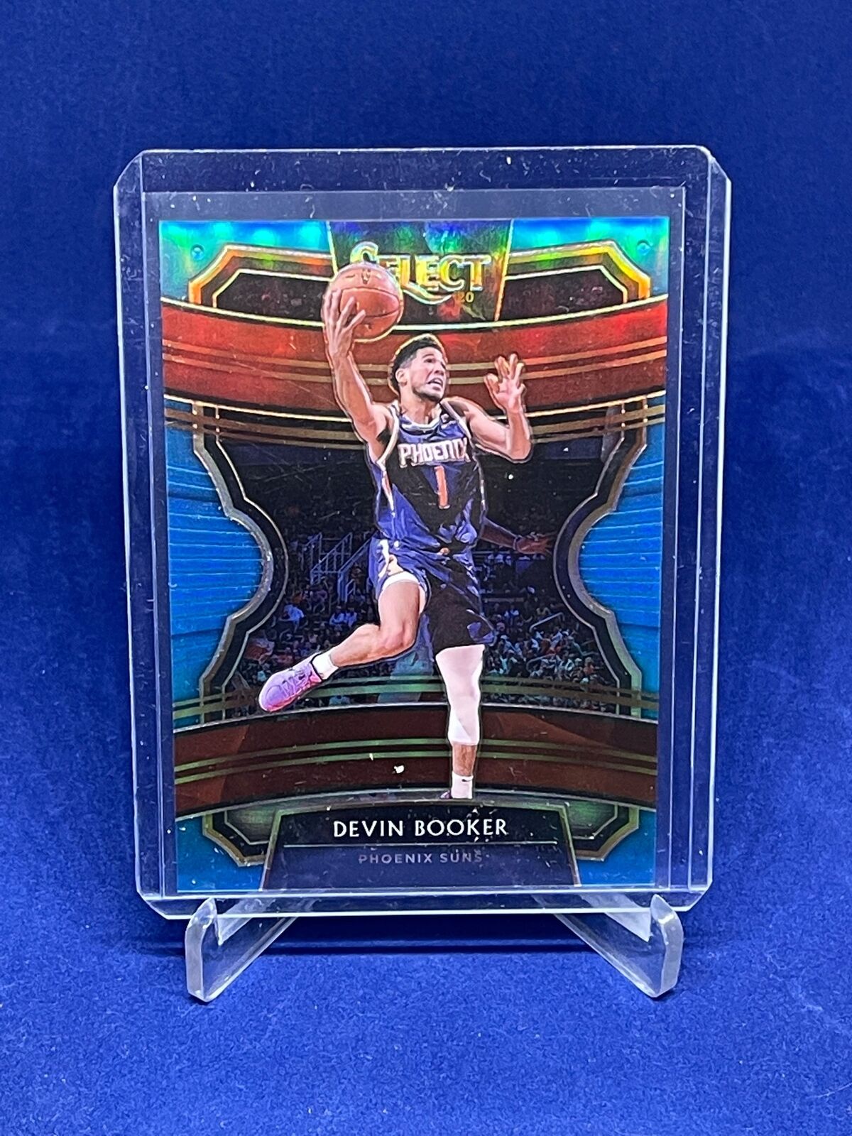 DEVIN BOOKER 2019-20 PANINI SELECT CONCOURSE LIGHT BLUE PRIZM #D 197/299