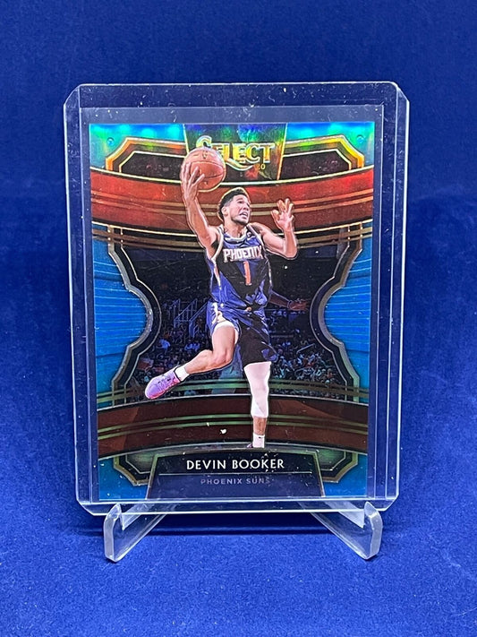 DEVIN BOOKER 2019-20 PANINI SELECT CONCOURSE LIGHT BLUE PRIZM #D 197/299