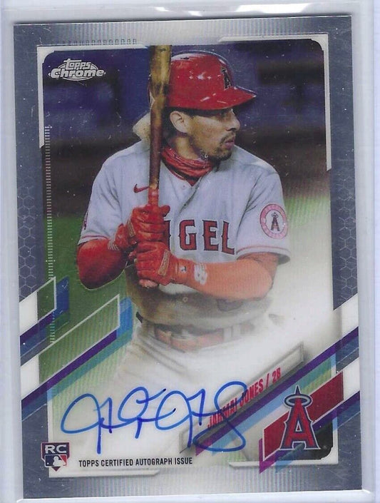 JAHMAI JONES 2021 TOPPS CHROME ROOKIE AUTO RC #RA-JJ