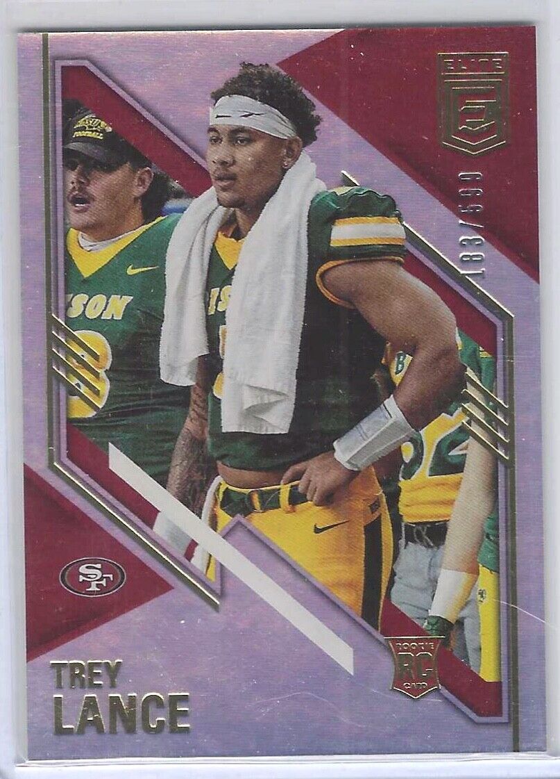 TREY LANCE 2021 PANINI DONRUSS ELITE SILVER FOIL ROOKIE RC #D 183/599