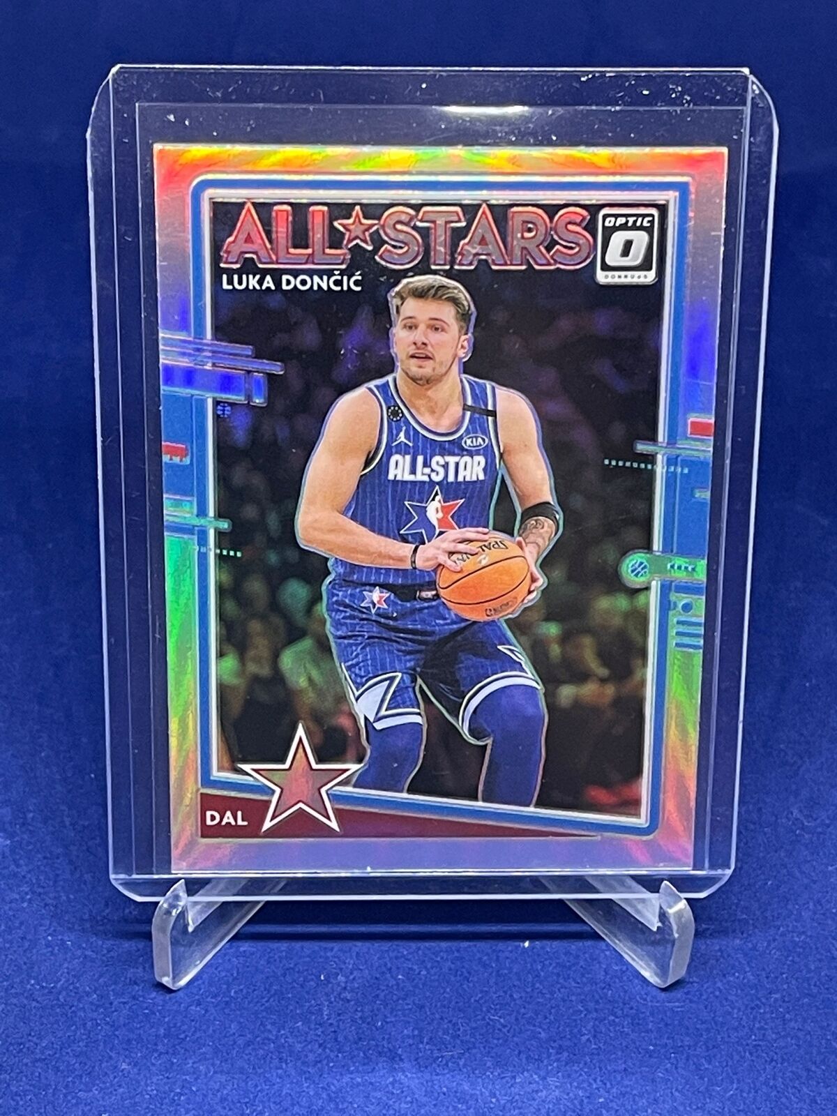 LUKA DONCIC 2020-21 PANINI DONRUSS OPTIC ALL STARS SILVER PRIZM HOLO #4
