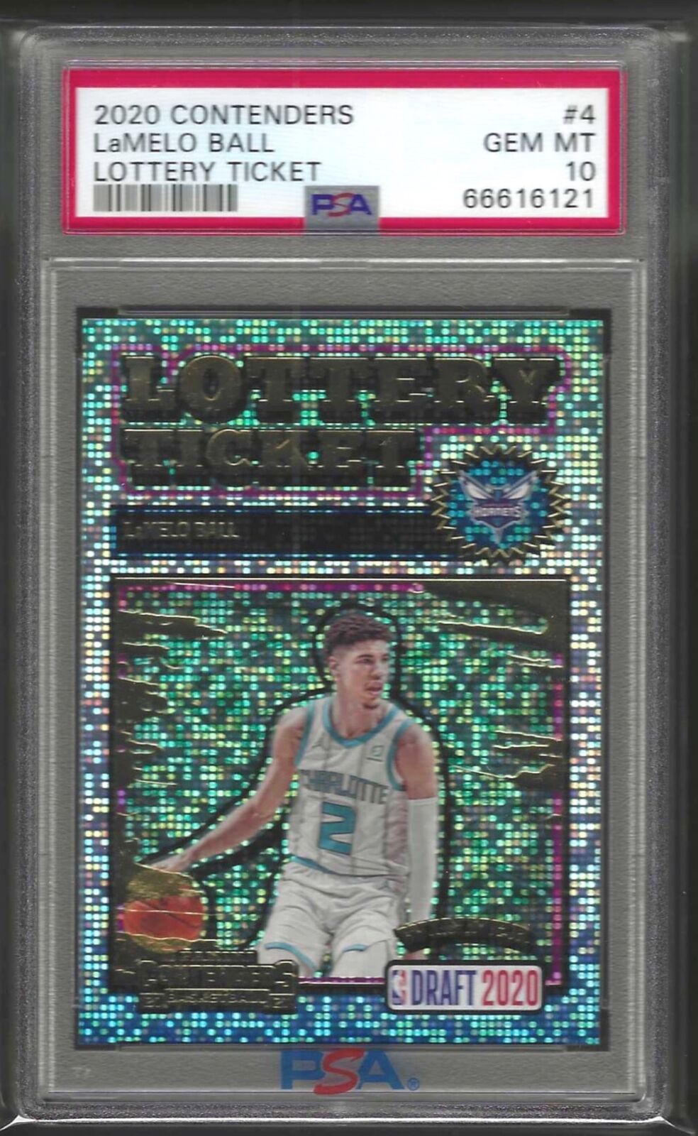 LAMELO BALL 2020-21 PANINI CONTENDERS LOTTERY TICKET RC PSA 10 GEM MINT