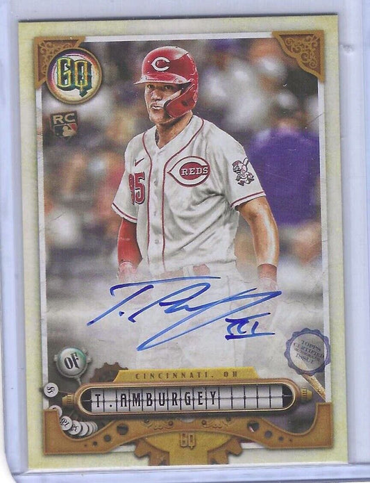 TREY AMBURGEY 2022 TOPPS GYPSY QUEEN ROOKIE ON CARD AUTO RC #GQA-TA