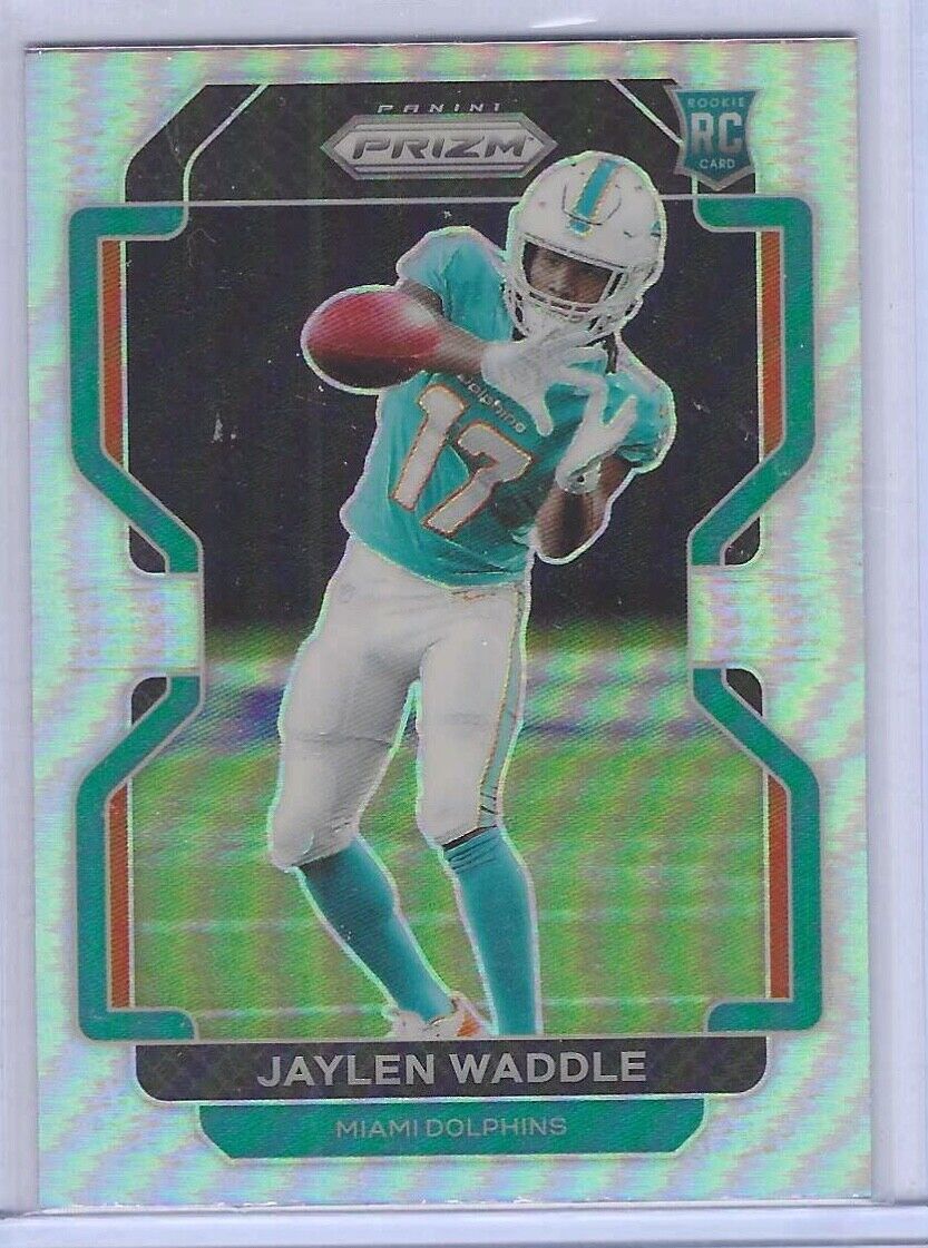 JAYLEN WADDLE 2021 PANINI PRIZM SILVER VARIATION PRIZM ROOKIE RC #V-338