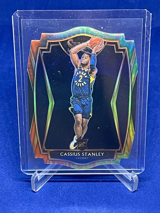 CASSIUS STANLEY 2020-21 PANINI SELECT PREMIER TIE DYE PRIZM DIE CUT RC #D 15/25