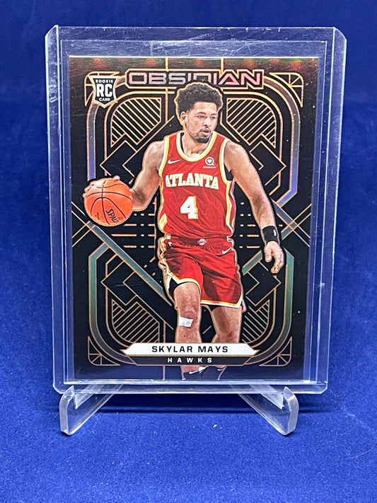 SKYLAR MAYS 2020-21 PANINI OBSIDIAN ELECTRIC ETCH ORANGE ROOKIE RC #D 50/50