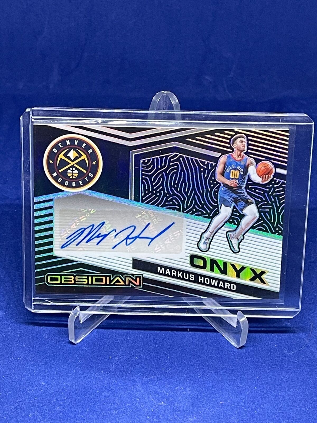 MARKUS HOWARD 2020-21 PANINI OBSIDIAN ONYX AUTO RC #D 31/149