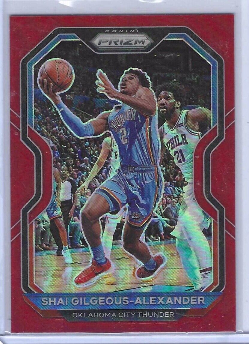 SHAI GILGEOUS-ALEXANDER 2020-21 PANINI PRIZM RED PRIZM #D 155/299
